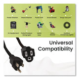 GoGreen Power 16 AWG Outdoor Extension Cord, 50 ft, 13 A, Black (GGPGG13750BK) Each