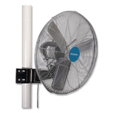 Global Industrial® Deluxe Oscillating Fan, Pole or Column Mount, 24", 4,660 CFM, 1/2 hp (GBE293157) Each