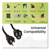 GoGreen Power 14 AWG Outdoor Extension Cord, 25 ft, 15 A, Black (GGPGG13825BK) Each