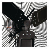 Global Industrial® 2 Speed Oscillating Outdoor Rated Wall Mount Fan, 30", Black (GBE292451) Each