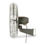 Global Industrial® Oscillating Wall Mount Fan, 24", 3 Speeds, Black (GBE607050) Each