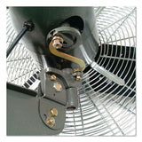 Global Industrial® Oscillating Wall Mount Fan, 24", 3 Speeds, Black (GBE607050) Each