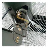 Global Industrial® Oscillating Wall Mount Fan, 30", 3 Speeds, Black (GBE607051) Each