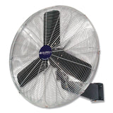 Global Industrial® Oscillating Wall Mount Fan, 30", 3 Speeds, Black (GBE607051) Each