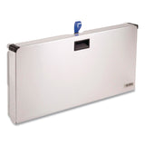 Global Industrial® Stainless Steel Baby Changing Station, 34.6 x 17.37, Silver (GBE641448) Each