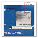 Global Industrial® High Velocity Drum Fan with Yoke Mount, 14", 1 Speed, Blue (GBE293092) Each
