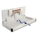 Global Industrial® Stainless Steel Baby Changing Station, 34.6 x 17.37, Silver (GBE641448) Each
