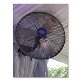 Global Industrial® Industrial Wall Mounted Oscillating Fan, 20", 3 Speeds, Black (GBE293130) Each