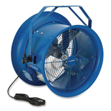 Global Industrial® High Velocity Fan, Wall and Column Mount, 18", 1 Speed, Blue (GBE293147) Each
