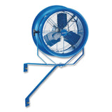 Global Industrial® High Velocity Fan, Wall and Column Mount, 18", 1 Speed, Blue (GBE293147) Each