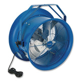 Global Industrial® High Velocity Fan, Wall and Column Mount, 22", 1 Speed, Blue (GBE293148) Each