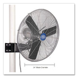 Global Industrial® Oscillating Fan, Pole or Column Mount, 24", 4,050 CFM, 1/4 hp (GBE293155) Each