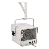 Global Industrial® Unit Heater Horizontal Downflow with Remote, 7,500 W, 14.68 x 15 x 12.5, White (GBE246726) Each