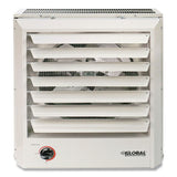 Global Industrial® Unit Heater Horizontal or Vertical Downflow, Multi-Watt, 10,000 W, 19 x 8.5 x 21.44, White (GBE246133) Each