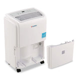 Global Industrial® Portable Dehumidifier, 9.62 x 9.62 x 19.68, White (GBE246731) Each