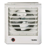 Global Industrial® Unit Heater, Horizontal or Vertical Downflow, 15,000 W, 19 x 13.75 x 21.44, White (GBE246134) Each