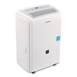 Global Industrial® Portable Dehumidifier with Pump and Wi-Fi, 9.62 x 11.62 x 19.87, White (GBE246733) Each
