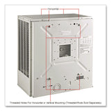 Global Industrial® Unit Heater, Horizontal or Vertical Downflow, 15,000 W, 19 x 13.75 x 21.44, White (GBE246134) Each