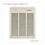 Global Industrial® Fan Forced Wall Heater with Enclosed Motor, 4,000 W, 15.75 x 5 x 19.25, White (GBE246743) Each