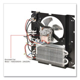 Global Industrial® Fan Forced Wall Heater with Enclosed Motor, 4,000 W, 15.75 x 5 x 19.25, White (GBE246743) Each