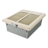 Global Industrial® Fan Forced Wall Heater, Shaded Pole Motor, 1,500 W, 10.63 x 4.75 x 12.25, White (GBE246744) Each