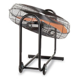Global Industrial® Portable Tilt Blower Drum Fan, 36", 2 Speeds, Black/Orange (GBE258320) Each
