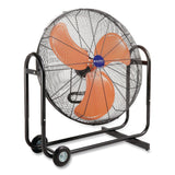 Global Industrial® Portable Tilt Blower Drum Fan, 36", 2 Speeds, Black/Orange (GBE258320) Each