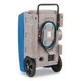 Global Industrial® Low Grain Refrigerant Dehumidifier with Pump, 130 pt Tank Capacity, 22.43 x 20.81 x 37.81, Blue (GBE246704) Each