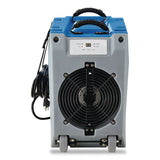 Global Industrial® Crawl Space Commercial Dehumidifier With Pump, 90 pt Tank Capacity, 13.31 x 34 x 25, Blue (GBE246707) Each