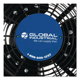 Global Industrial® 2-Speed Oscillating Outdoor Rated Wall Mount Fan, 24", Black (GBE292450) Each