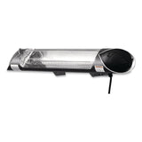 Global Industrial® Infrared Patio Heater with Remote Control, 1,500 W, 35.38 x 5.13 x 3.5, Black (GBE246718) Each
