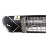 Global Industrial® Infrared Patio Heater with Remote Control, 1,500 W, 35.38 x 5.13 x 3.5, Black (GBE246718) Each