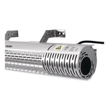 Global Industrial® Infrared Patio Heater with Remote Control, 1,500 W. 30.75 x 5 x 5.38, Silver (GBE246720) Each