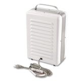 Global Industrial® Portable Milkhouse Style Electric Heater, 1,500 W, 8 x 10.25 x 15.75, White (GBE246098) Each