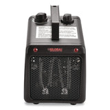 Global Industrial® Portable Heater, 1,500 W, 5.31 x 7.12 x 4.93, Black (GBE246099) Each