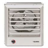 Global Industrial® Unit Heater Horizontal or Vertical Downflow, Multi-Watt, 7,500 W, 19 x 8.5 x 21.43, White (GBE246132) Each