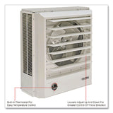 Global Industrial® Unit Heater Horizontal or Vertical Downflow, Multi-Watt, 7,500 W, 19 x 8.5 x 21.43, White (GBE246132) Each