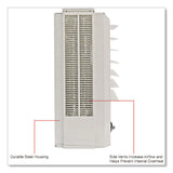 Global Industrial® Unit Heater Horizontal or Vertical Downflow, Multi-Watt, 7,500 W, 19 x 8.5 x 21.43, White (GBE246132) Each