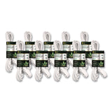 GoGreen Power Household Extension Cord, 6 ft, 13 A, White 10/Pack (GGPGG2470610) Each