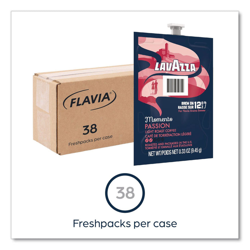 FLAVIA® Lavazza Momento Passion Coffee Freshpack, 38/Carton (LAV48790) Case of 38
