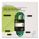 GoGreen Power 16 AWG Outdoor Extension Cord, 80 ft, 10 A, Green (GGPGG13780GN) Each