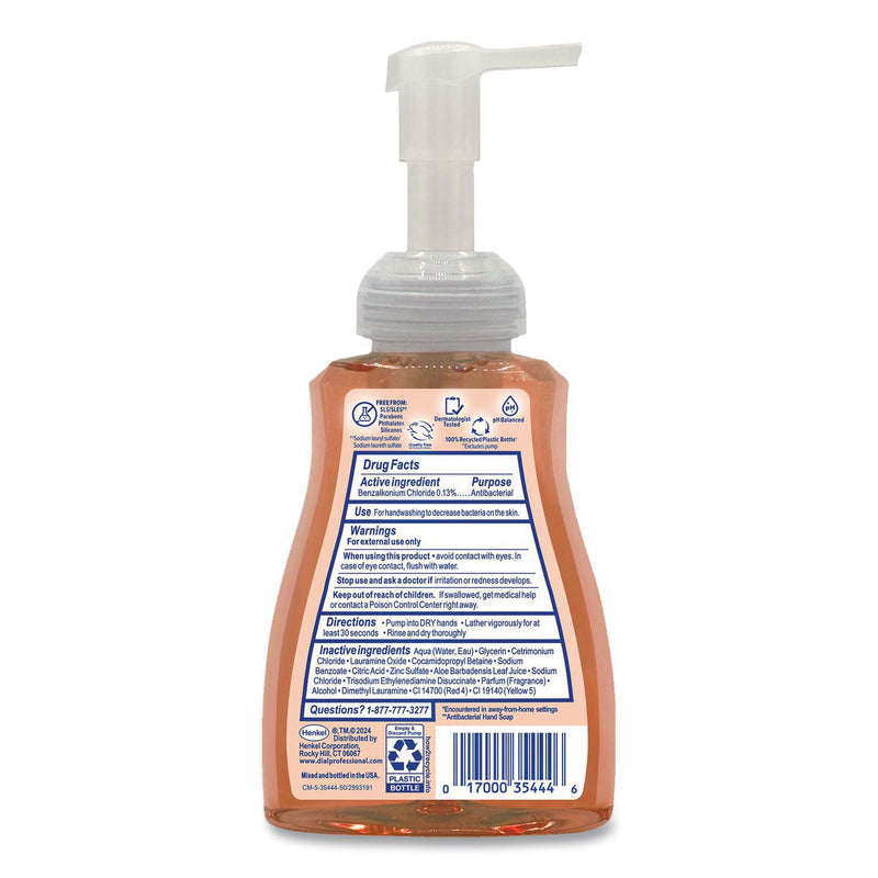 Dial® Professional Original Antibacterial Defense Foaming Hand Wash, Original, 10 oz, 8/Carton (DIA35446) Case of 8