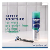 Gillette® Soothing Shave Gel, 2.5 oz Can, 24/Carton (PGC33092) Case of 24