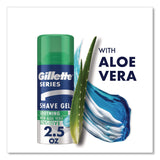 Gillette® Soothing Shave Gel, 2.5 oz Can, 24/Carton (PGC33092) Case of 24