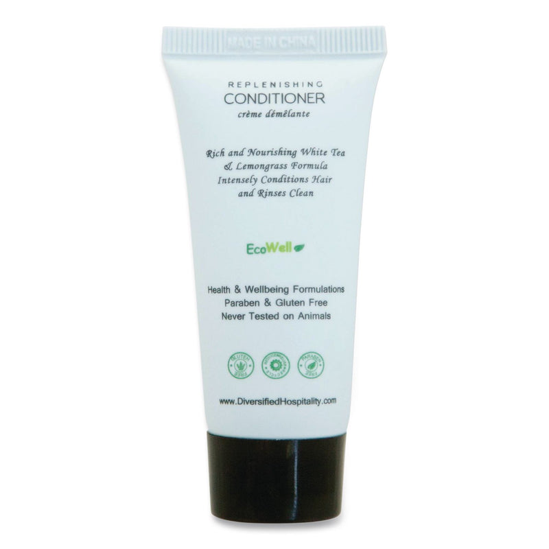 Diversified Hospitality Solutions H2O Therapy Conditioner Single Use, White Tea and Lemongrass Scent, 0.85 oz Tube, 300/Carton (DHS007064) Case of 300