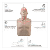 Brayden Brayden LED CPR Manikin with Blood Flow Circulation (Red Lights) (AOHIM13R) Each