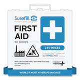 SUREFILL™ 50 Series ANSI A+ First Aid Kit - Metal Case, 50 Person, 235 Pieces (AOHSF50AT) Each