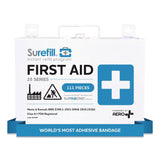 SUREFILL™ 25 ANSI 2021 A+ First Aid Kit with Metal Case, 111 Pieces (AOHSF25AT) Each