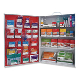 SUREFILL™ First Aid Station - First Aid, Eyewash, AED 350P, 4 Pieces, Metal Case (AOHSFFASP1) Each