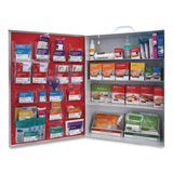 SUREFILL™ 150 Series Class B 4-Shelf Food First Aid Cabinet - Meds, 150 Person, 830 Pieces, Metal Case (AOHSF150BMTF) Each